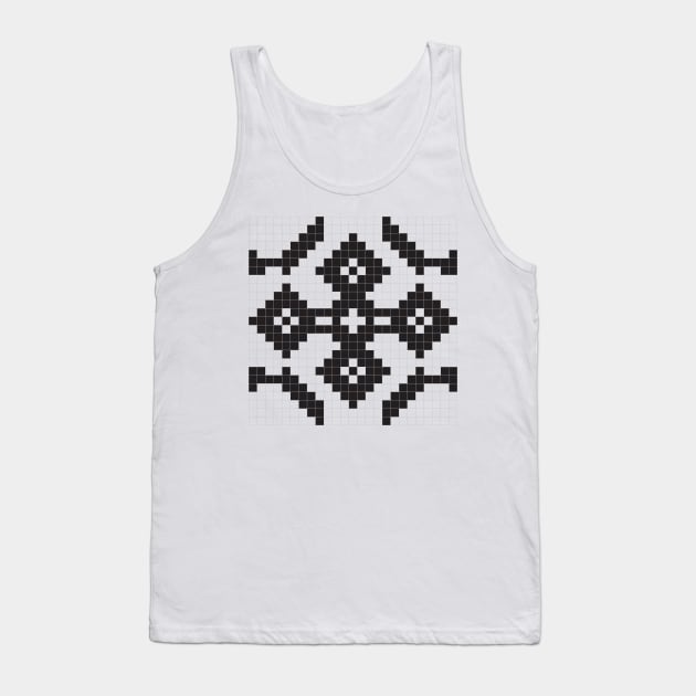 embroidery vector pattern Tank Top by Patternos